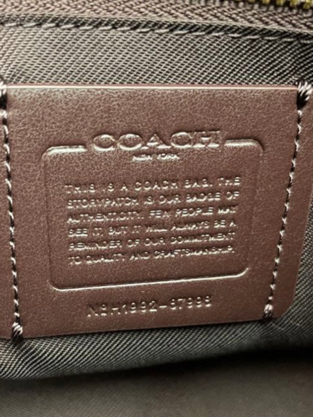 Coach Dreamer 24 Leather Tweed Satchel EUC (no crossbody) - Picture 8 of 13